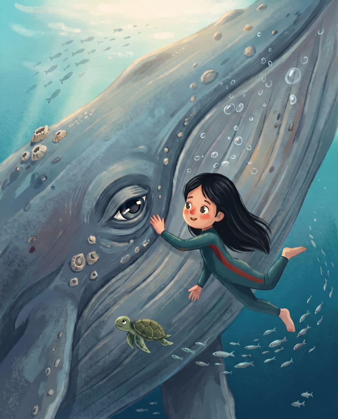 Emma as the hero of The Deep Light
